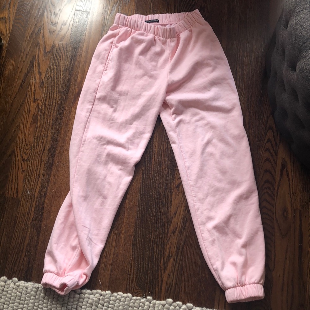 Brandy Melville pink sweatpants